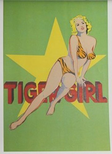 Mel Ramos "Tiger Girl": Artist: Mel Ramos Title: Tiger Girl Suite: One Cent Life Year: 1964 Medium: Original lithograph in colors on white wove paper Size: 16" x 11 1/2" Edition: From the limited edition of 2000
