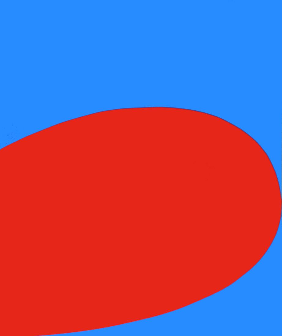 Ellsworth Kelly - Red/Blue  from "Ten Works + Ten (1 of 3)