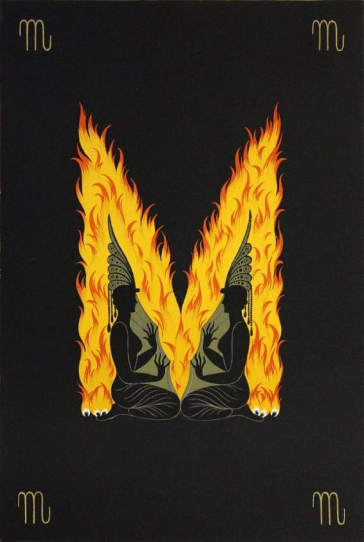 Erte "Letter M" (1 of 3)