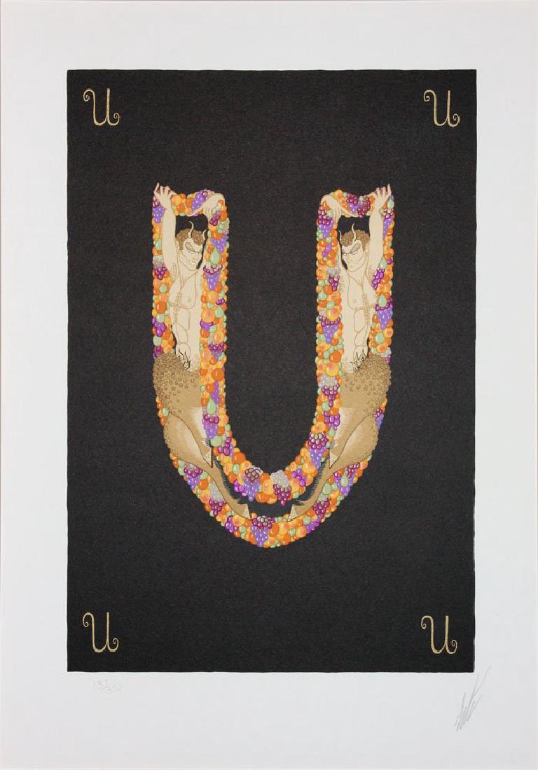 Erte "Letter U" (1 of 3)