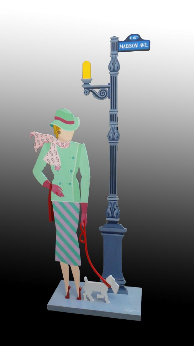 Giancarlo Impiglia "57th and Madison" wooden sculpture (1 of 3)