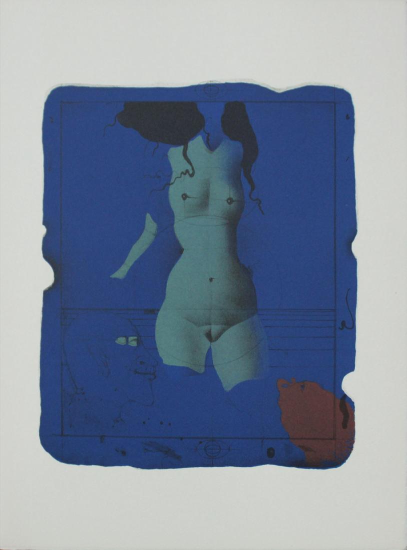 Paul Wunderlich - "Torso Sur Une Pierre Bleue" from (1 of 2)