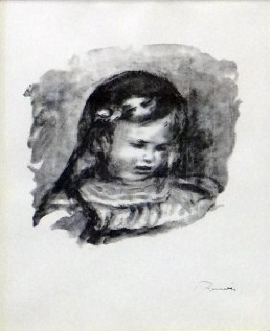 Pierre-Auguste Renoir "Claude Renoir, La Tete Baissee" (1 of 1)