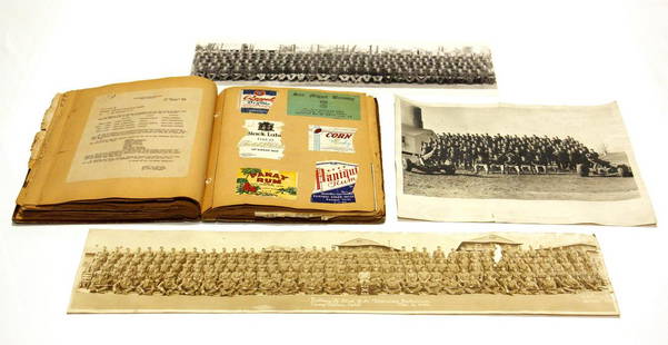 WWII U.S. Army Class Training Photographs and Military: Offered Without Reserve - There is NO ESTIMATE on this item. - Vintage Lot of Original WWII U.S. Army Class Training Photographs. Two of the Photographs are Panoramic Photos. Plus: Military