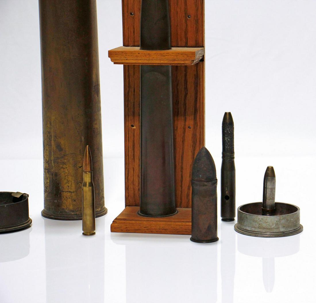 Lot of 6 WWII and Military Trench Art from Various (1 of 2)