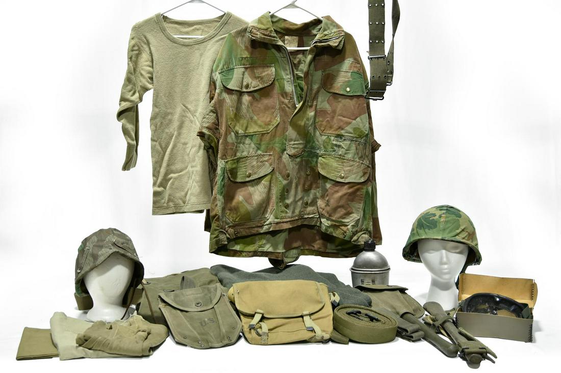 Collection of Combat Uniforms - Belgian, German, U.S. (1 of 2)