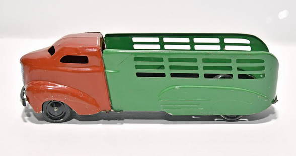 1940s Wyandotte "Shark Nose" Pressed Steel Toy Truck: Offered Without Reserve - There is NO ESTIMATE on this item. - Vintage Original 1940s Wyandotte "Shark Nose" Pressed Steel Toy Truck. Good original paint and condition. Has some play wear and