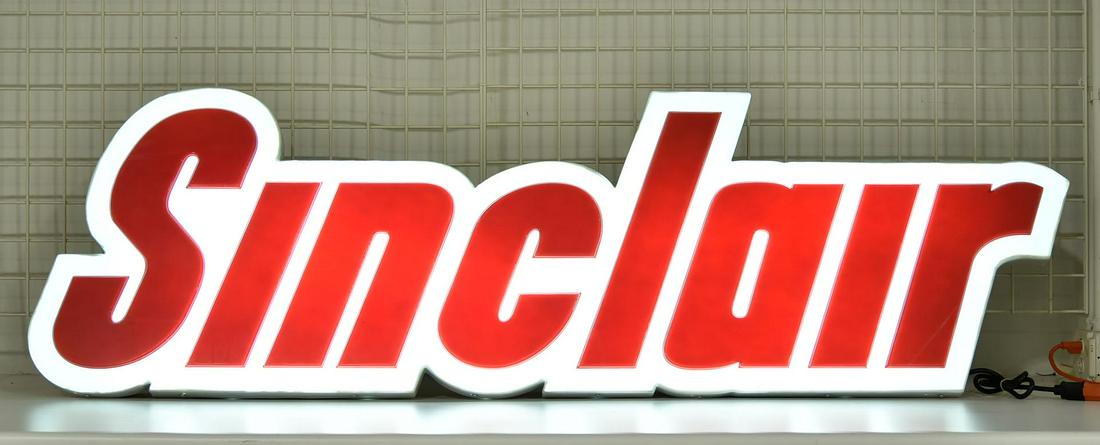Sinclair Gas Station Cloud Script Letter Sign (1 of 5)