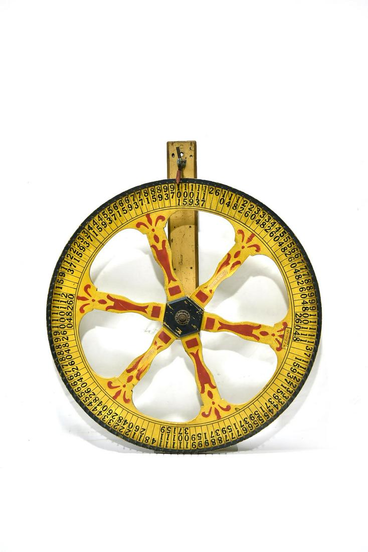 H. C. Evans & Co Wood Carnival Game Wheel (1 of 4)