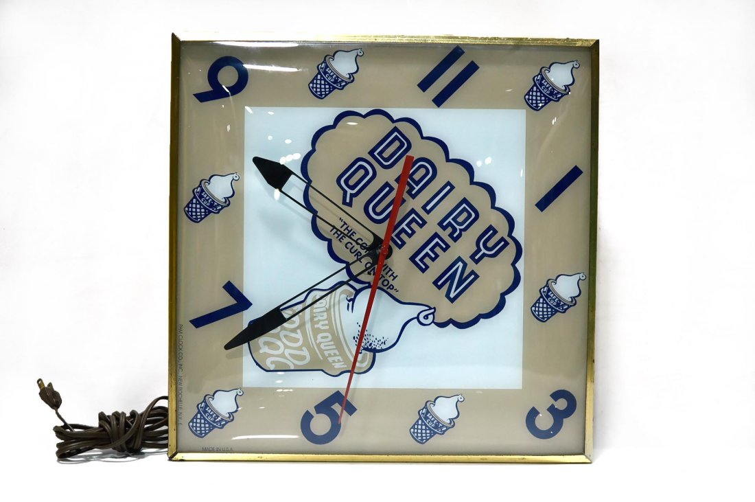 PAM Dairy Queen Advertising Clock (1 of 5)