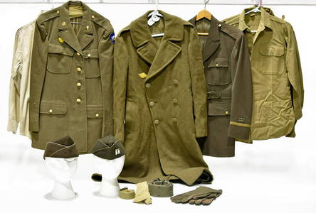 Collection Lot of WWII U.S. Army Uniforms and