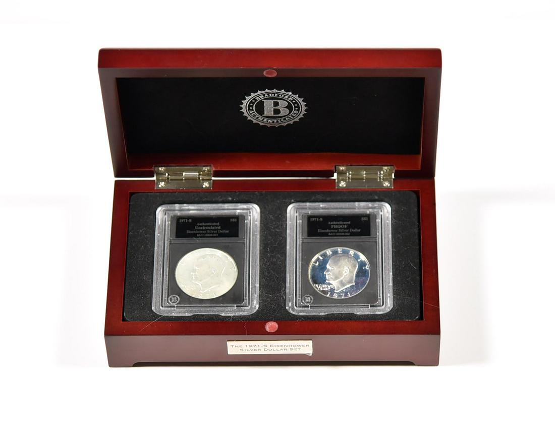 The 1971-S Eisenhower Silver Dollar Set in Case (1 of 4)