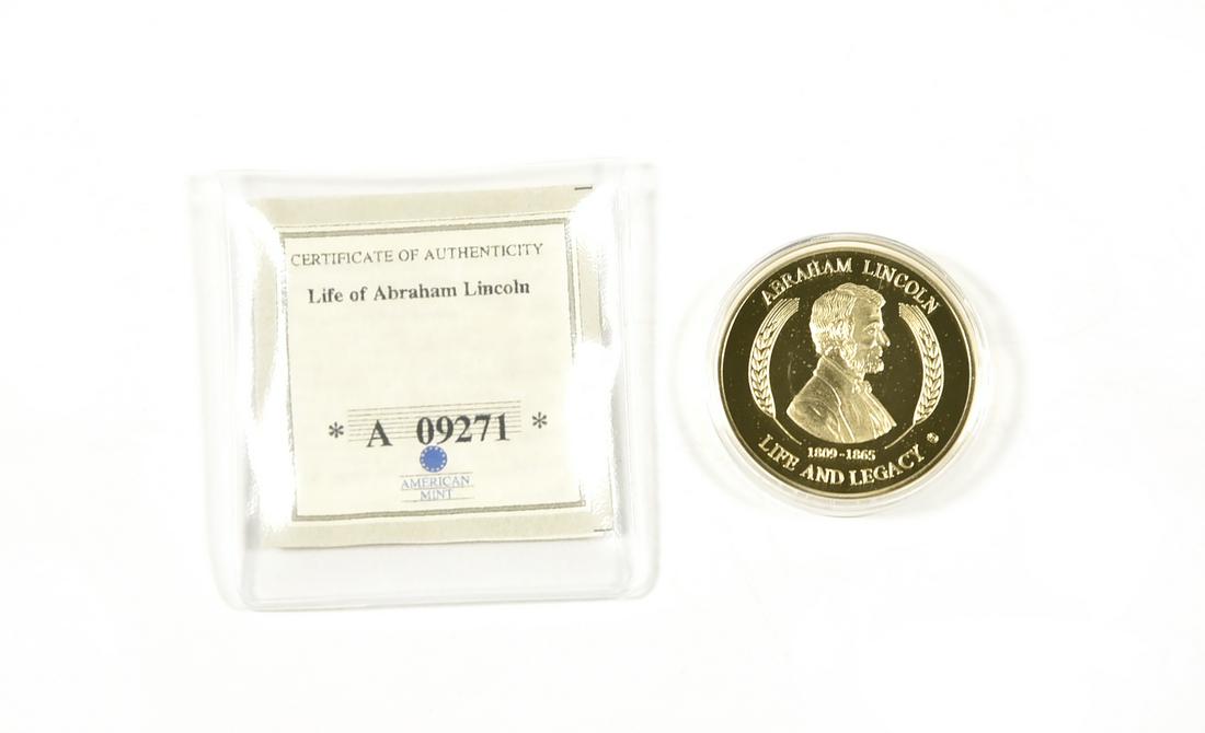 Abraham Lincoln Life and Legacy Coin 1809-1865 (1 of 2)