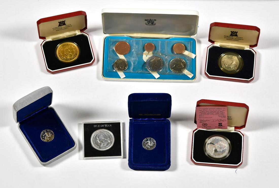 Lot of Isle Of Man Proof Set and Coins (1 of 6)