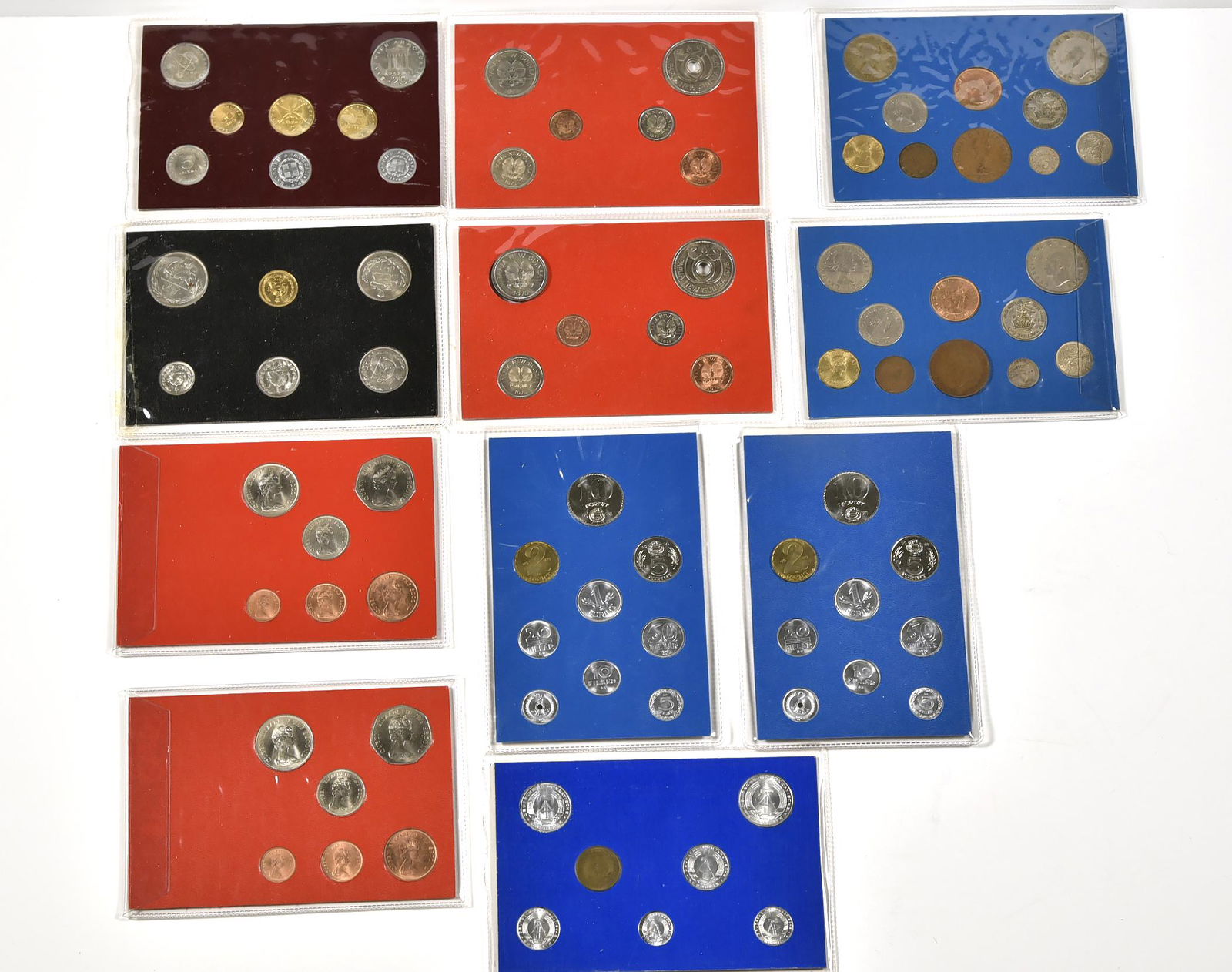 Lot of 11 Jersey, New Guinea, UK, Greece, Iran, Germany (1 of 2)