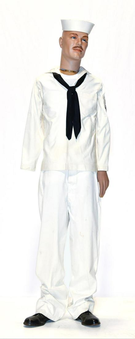Original WWII U.S. Navy Sailor Uniform (1 of 1)