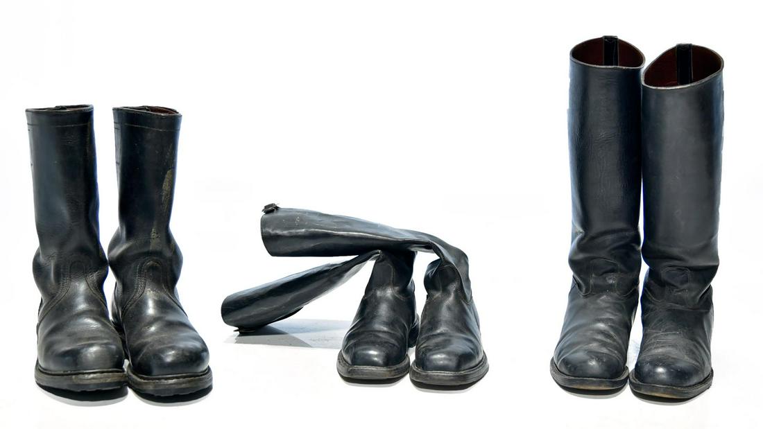 Original WWII Military Leather Boots (1 of 2)