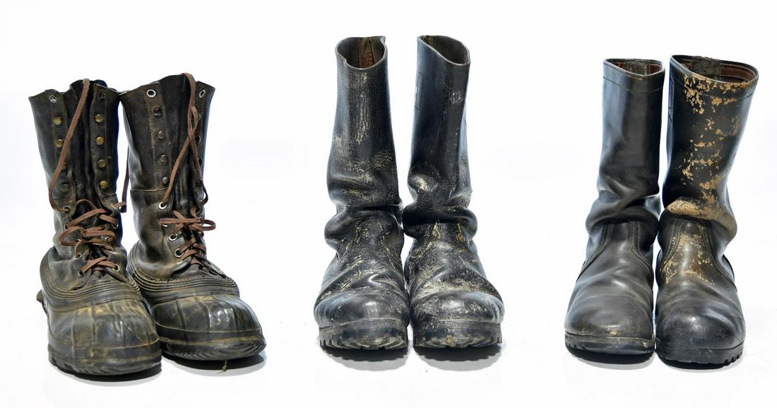 Original WWII Military Leather Boots (1 of 2)