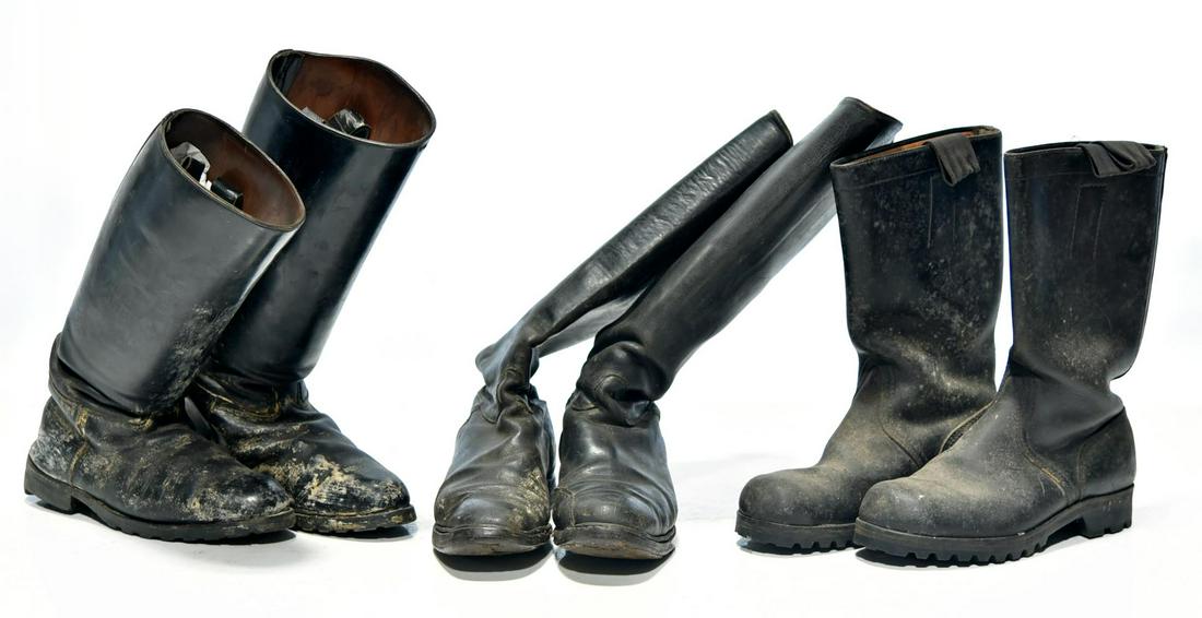 Original WWII Leather Marching Boots (1 of 2)