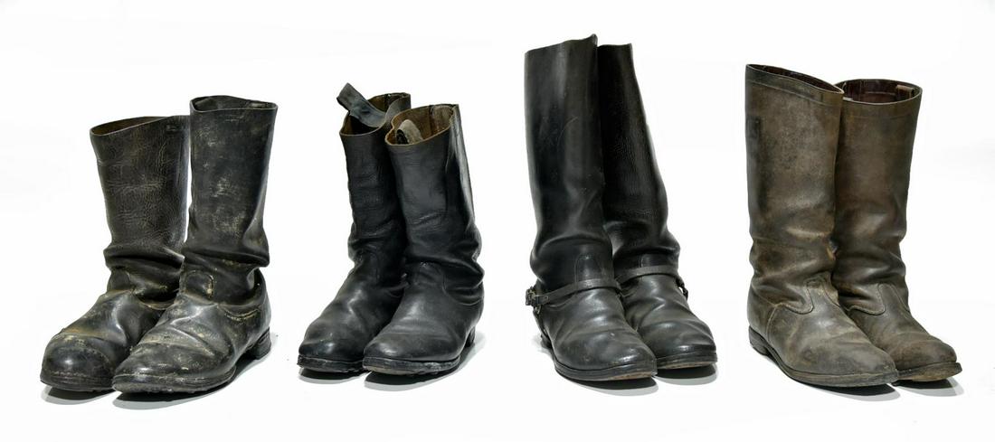 Original WWII German Military Leather Boots (1 of 2)