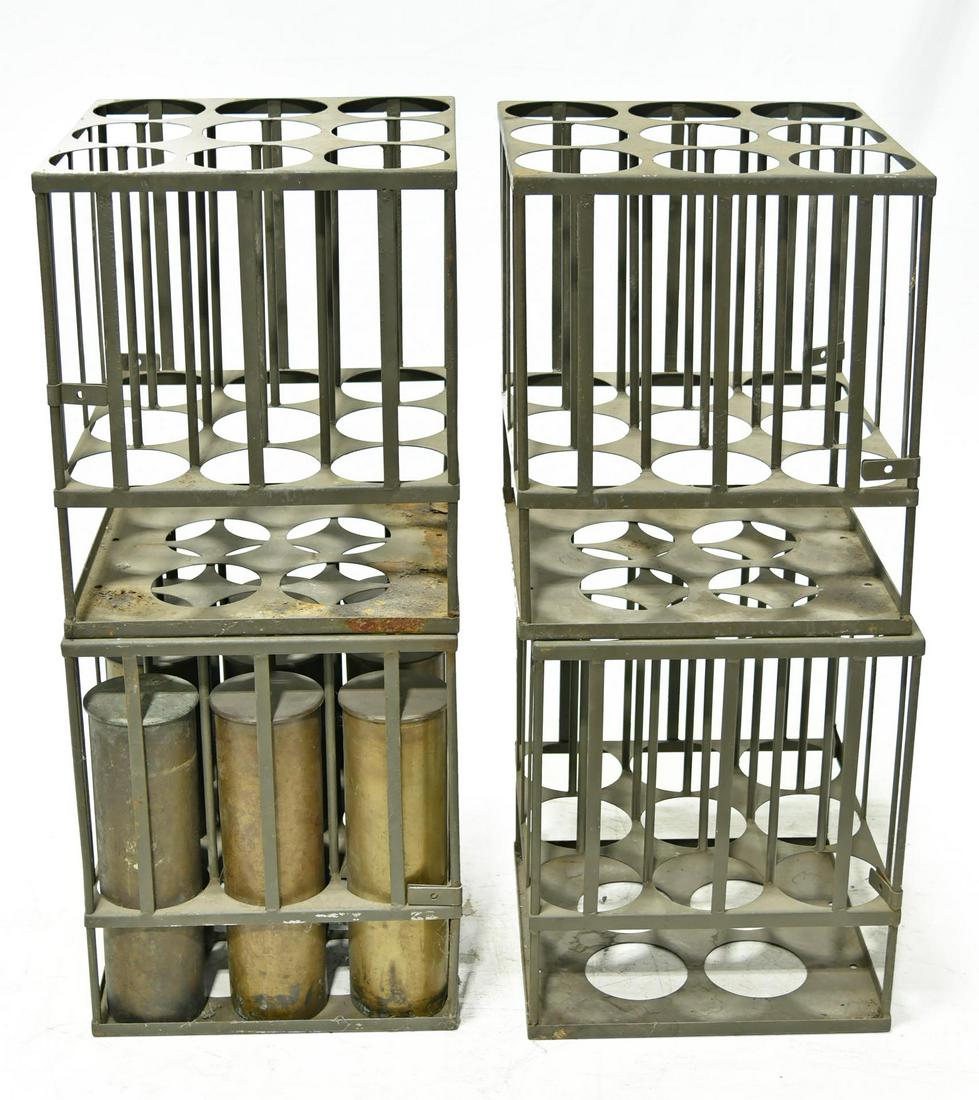 Original WWII U.S. Army Artillary Shell Containers (1 of 2)