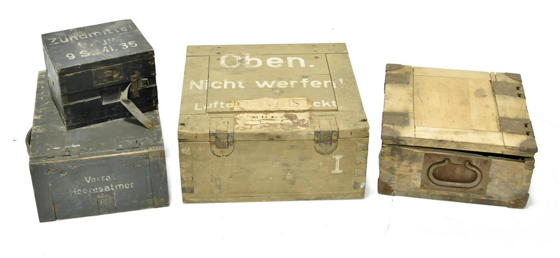Original WWII German Equipment Boxes (1 of 1)
