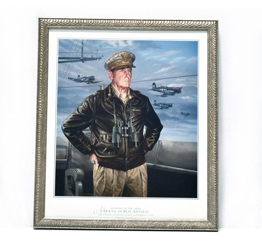 Framed Douglas Macarthur Print (1 of 2)
