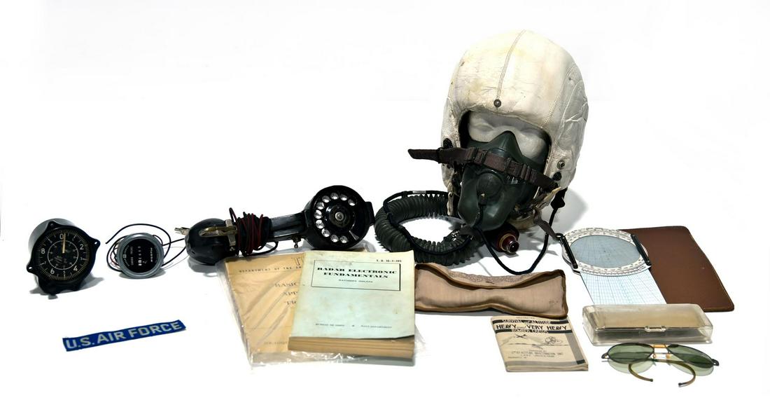 Vintage Airforce Cap and Oxygen Mask (1 of 1)