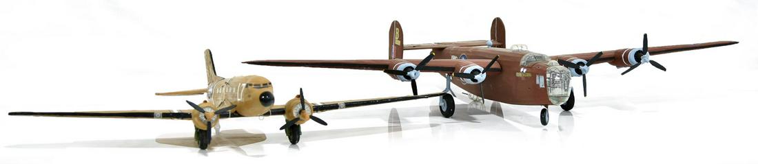 Lot of 2 Paper Aviation Model Airplanes (1 of 3)