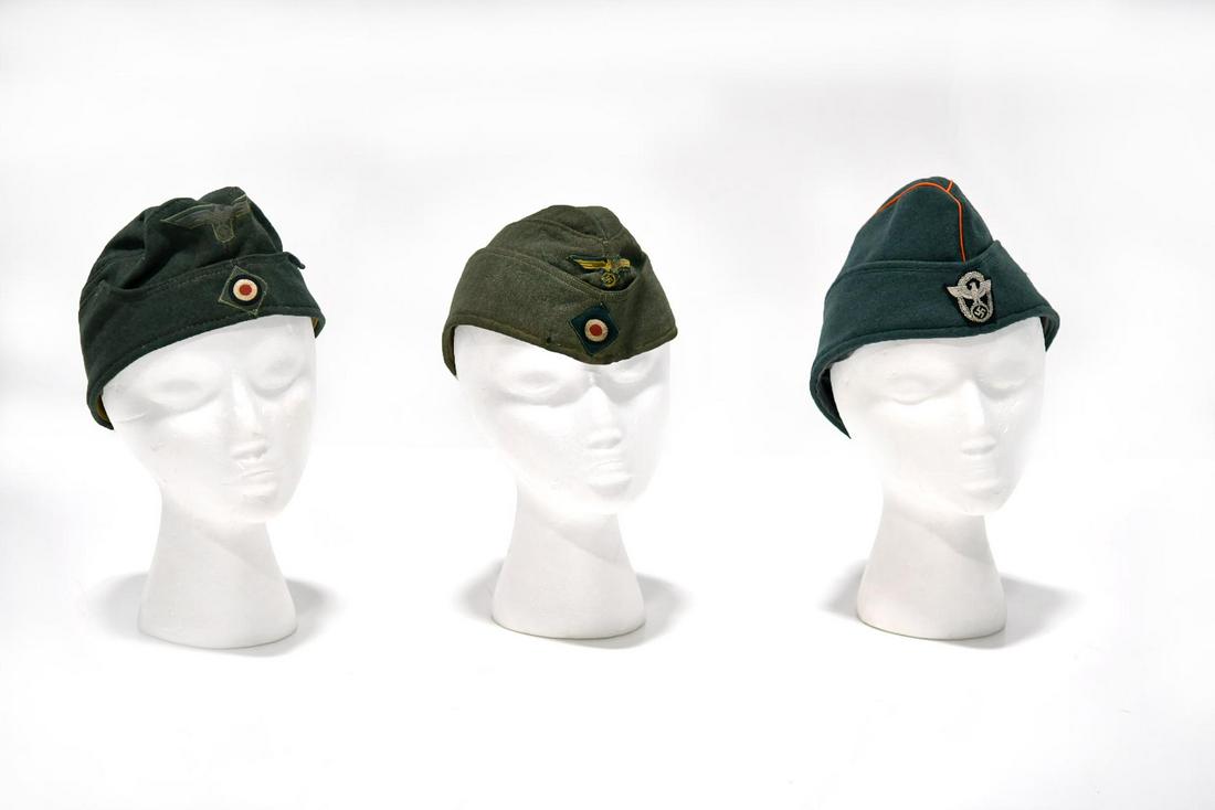 Original WWII German Garrison Caps (1 of 5)