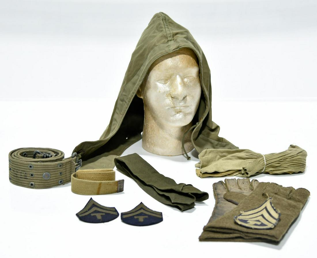 Original WWII U.S. Military Hood for Jacket, Insignia, (1 of 1)