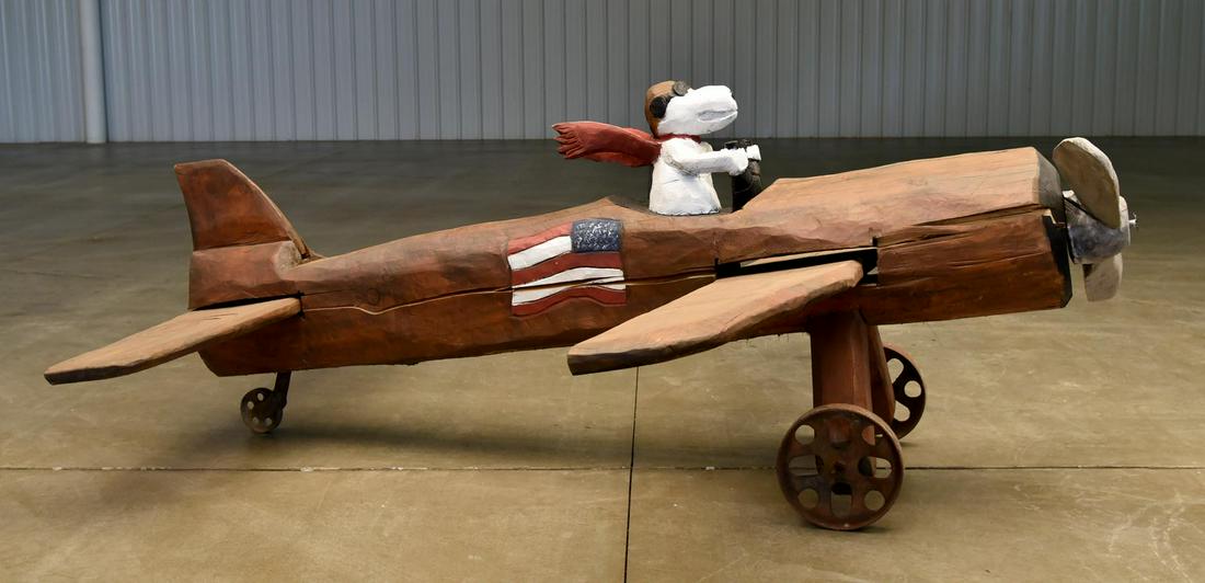 Snoopy's Honor Plane for the Honor Flight of Northeast: Snoopy's Honor Plane for the Honor Flight of Northeast Indiana - Offered Without Reserve - There is NO ESTIMATE on this item. - Snoopy's Honor Plane for the Honor Flight of Northeast Indiana, In Memor