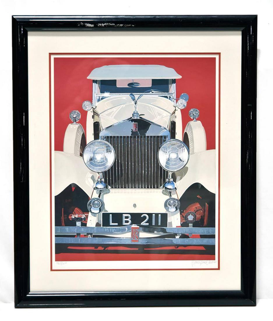 Framed and Signed Rolls-Royce Print (1 of 3)