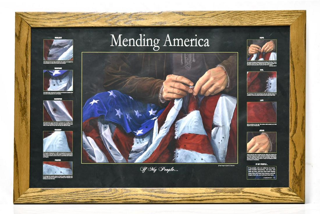 Mending America Framed Poster (1 of 2)