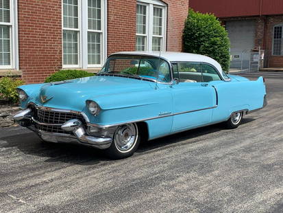 1955 Cadillac DeVille Coupe: 1955 Cadillac DeVille Coupe - Offered Without Reserve - There is NO ESTIMATE on this item. - 331 cid V-8 engine with factory Hydramatic transmission | Fully power-equipped and finished in beautiful