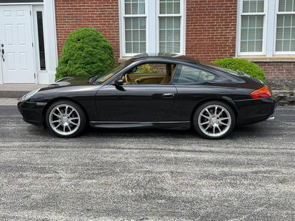 1999 Porsche 911 Carrera: PLEASE NOTE: Title in Transit.1999 Porsche 911 Carrera - Offered Without Reserve - There is NO ESTIMATE on this item. - Immaculate black paint finishes with just 56,000 actual miles | Tan leather