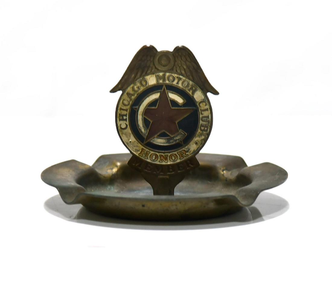 Chicago Motor Club Advertising Ashtray (1 of 3)