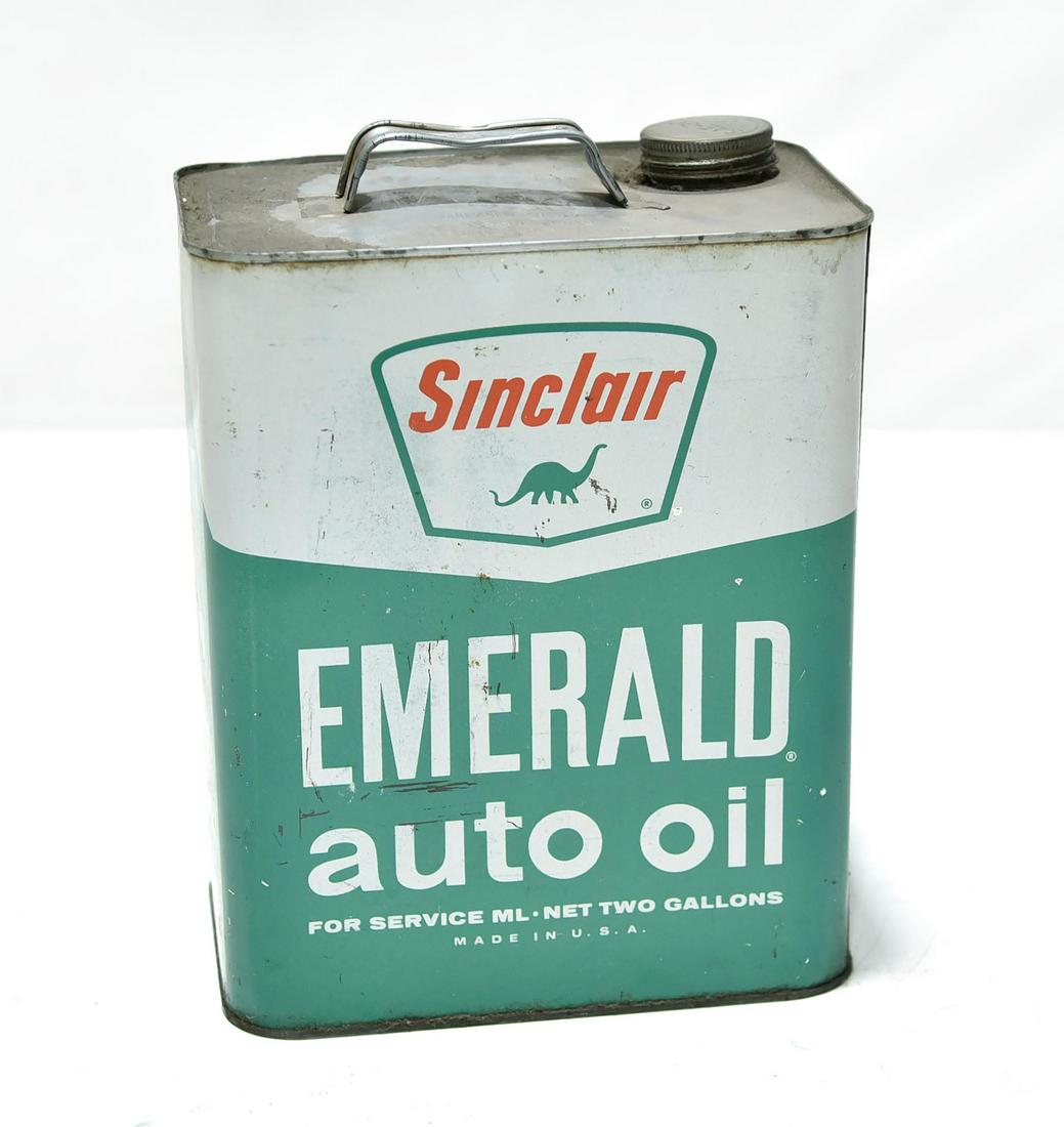 Sinclair Dino Emrald  2 Gal Oil Can (1 of 5)