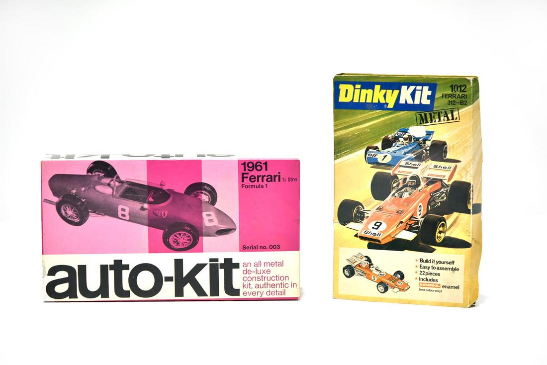 2 Vintage Ferrari Metal Model Kits (1 of 7)