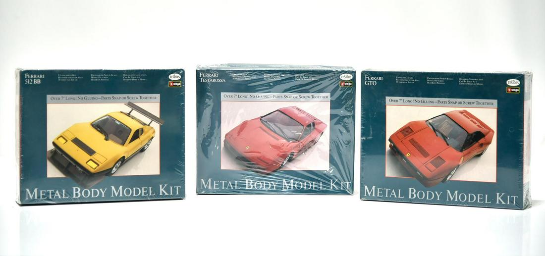 3 Testors Unopened Ferrari Metal Body Model Kits (1 of 7)