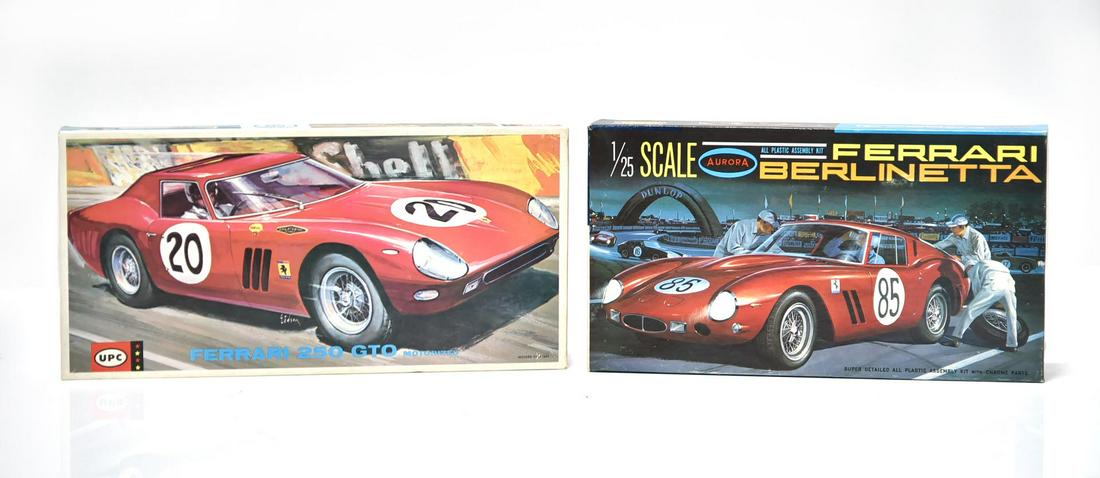 Vintage Aurora and UPC Plastic Ferrari Models (1 of 8)
