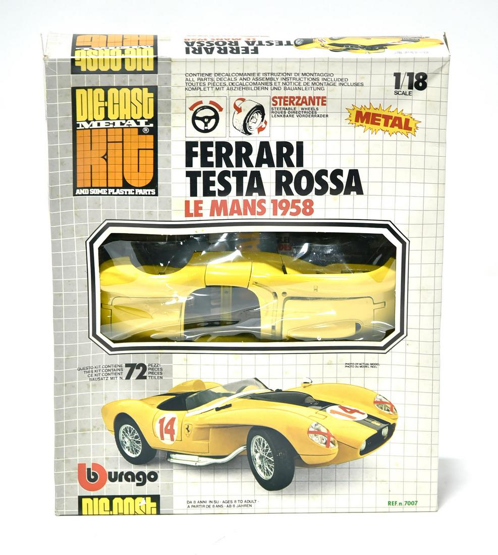Burago Ferrari Testa Rossa Diecast Model Kit 1:18 (1 of 3)