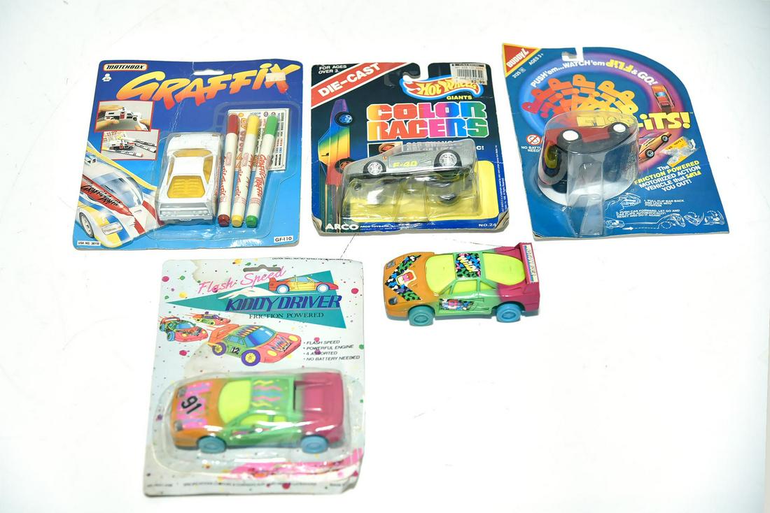 Hot Wheels Color Racer and Buddy L Flip Its: Hot Wheels Color Racer and Buddy L Flip Its - Offered Without Reserve - There is NO ESTIMATE on this item. - Hot Wheels Color Racer and Buddy L Flip Its. This lot also comes with a Matchbox Graffix an