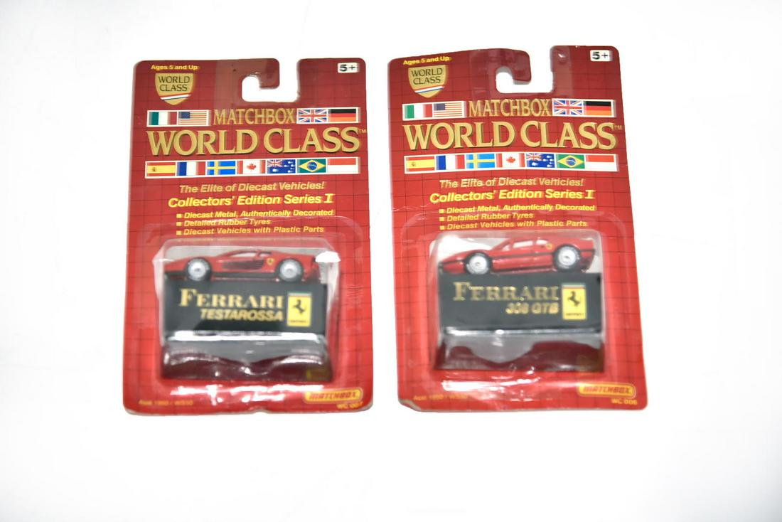 2 Matchbox World Class Ferraris in Box (1 of 2)