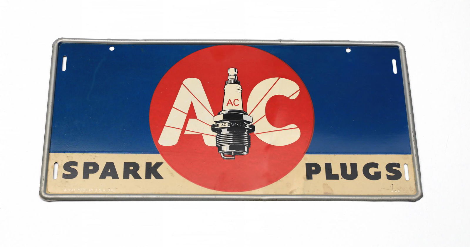 1941 AC Spark Plugs Advertising Sign (1 of 10)