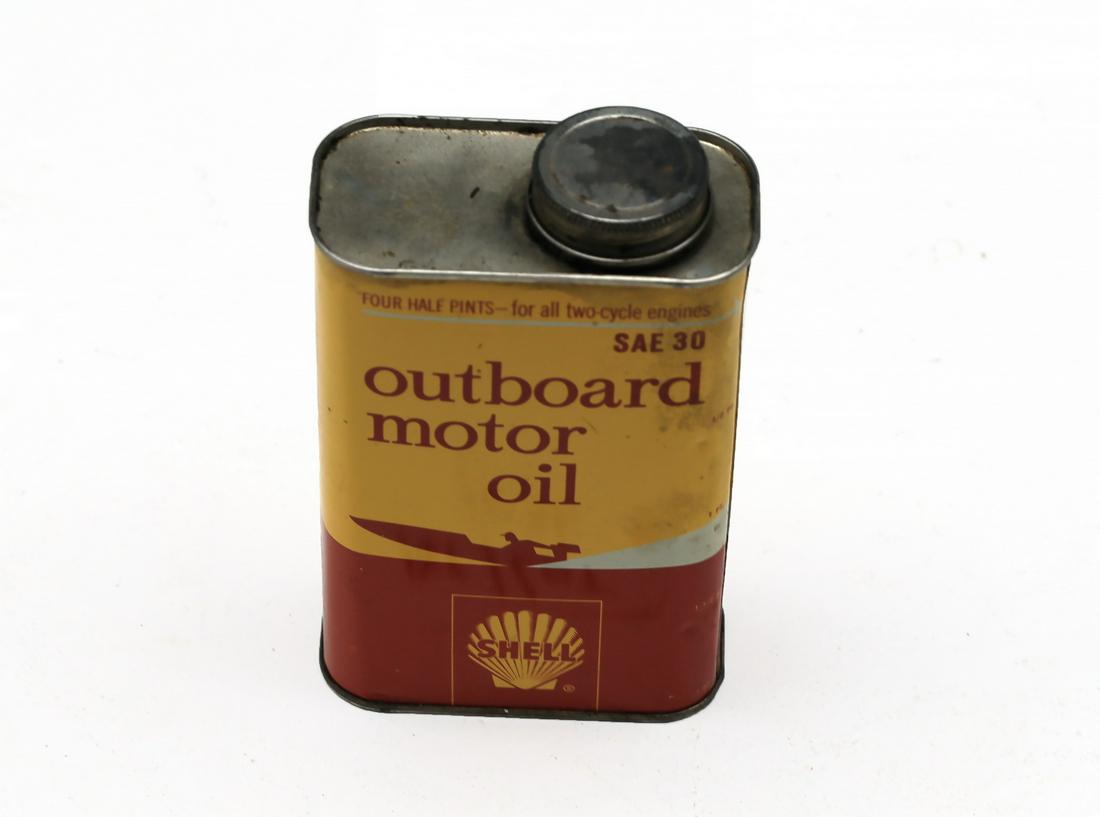Shell Outboard Motor Oil Can (1 of 7)