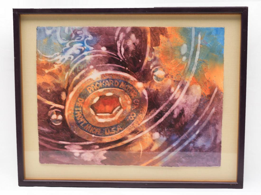 Don Getz Original Packard Water Color Painting: Don Getz Original Packard Water Color Painting - Offered Without Reserve - Don Getz Original Packard Water Color Painting. Automotive Image Series #29. Original Water Color Painting On Arches 300# Rou