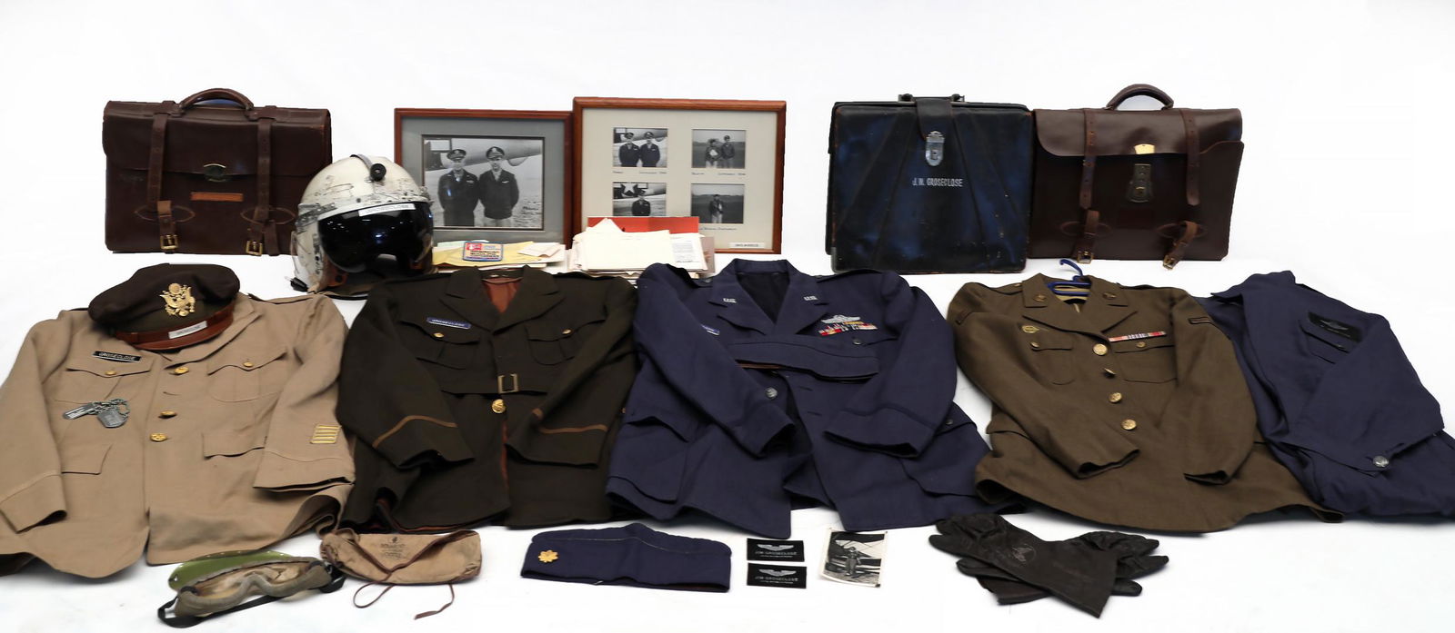 J.W. Groseclose Military Clothing and Flight Helmet (1 of 20)