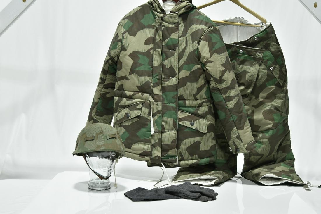 WWII German Army Reversible Winter Camouflage Set (1 of 2)