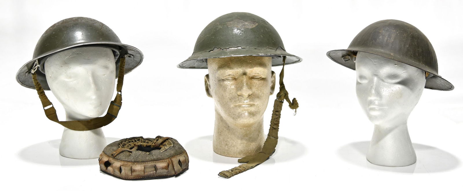 Original WWII Collection of British Helmets (1 of 2)